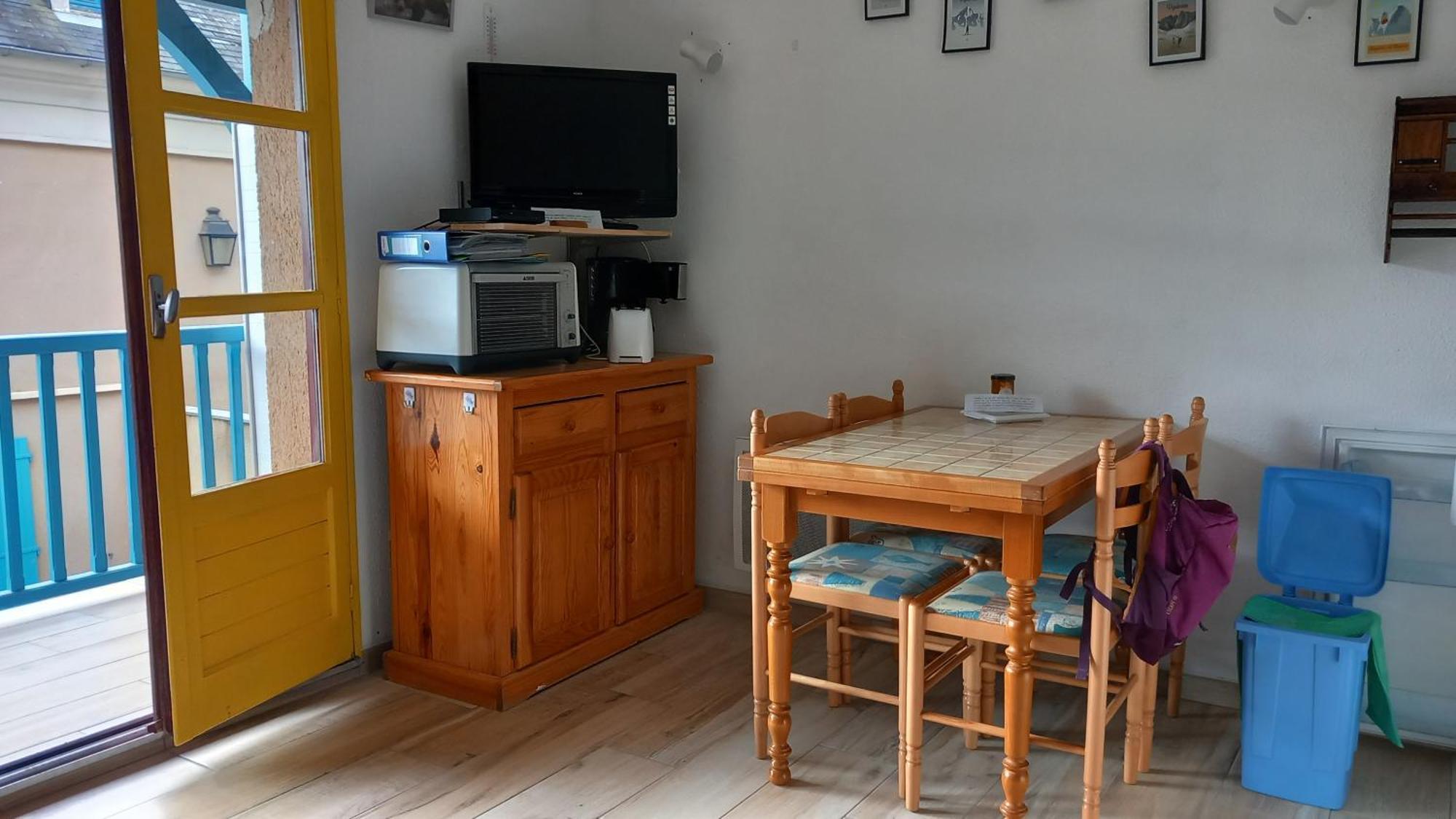 Joli Studio Avec Balcon Donnant Sur La Montagne Sainte-Marie-de-Campan Exteriör bild